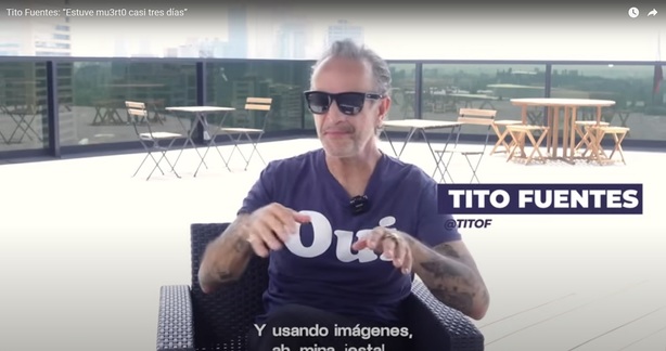 Tito Fuentes reaparece en una entrevista para Playboy México. (captura de pantalla)