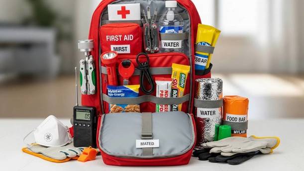 Mochila de emergencia en caso de sismos (Google AI Studio)