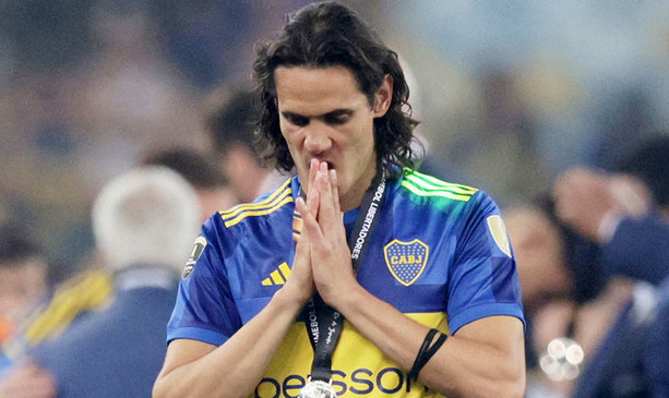Edinson Cavani fue una pieza fundamental para que Boca alcanzara la Final de la Copa Libertadores (Reuters).