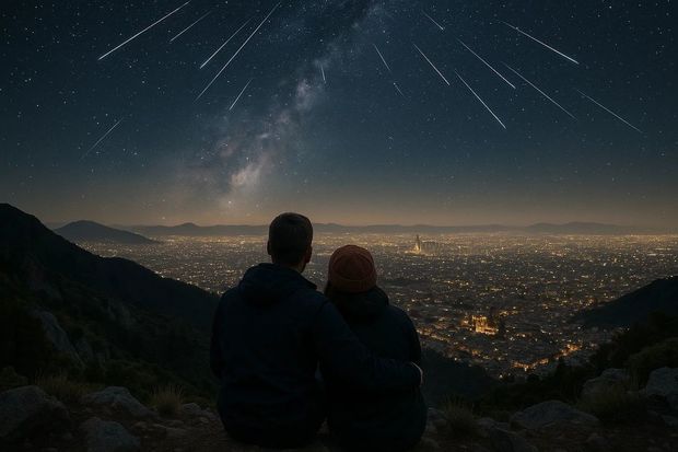 La lluvia de estrellas perseidas estara presente en México este septiembre. Foto: MediotiempoIA