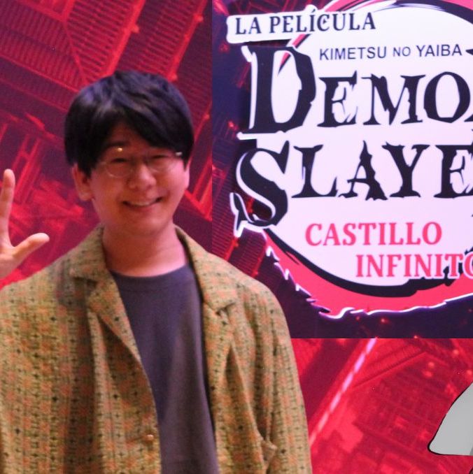 Mexicanos reciben a Natsuki Hanae, la voz de Tanjiro, en premier de 'Demon Slayer: Castillo Infinito' | Foto: Fátima Vázquez