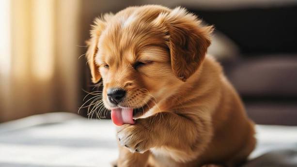 Ten cuidado si notas que tu perrito se lame mucho sus patitas (Google AI Studio)