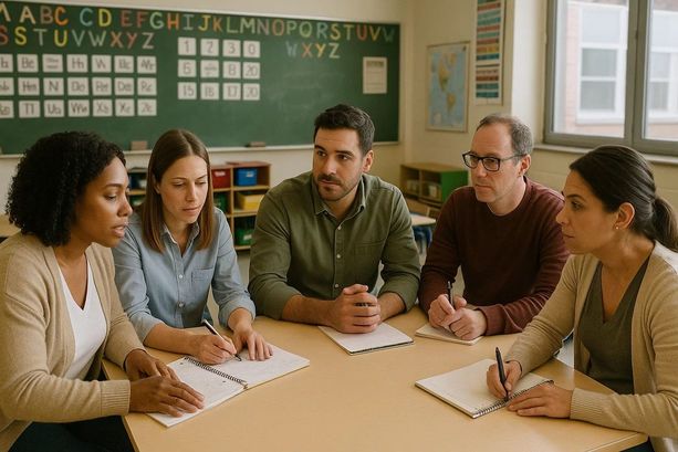 Las juntas de consejo técnico de las escuelas se realizan cada ultimo viernes del mes y sirven para mejorar el desempeño de los profesores. Foto: Medi