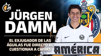 Jürgen Damm fue directo al cuestionar la actualidad de América y Chivas.