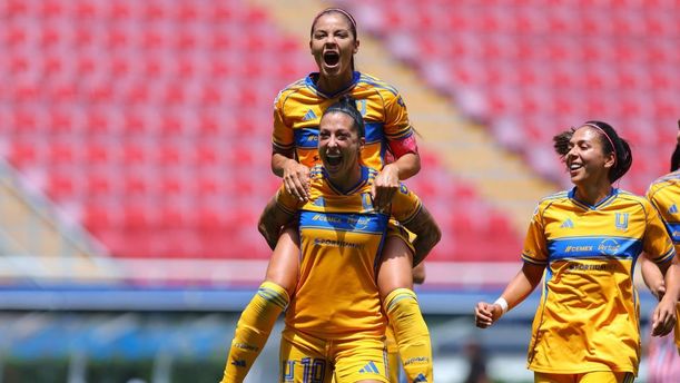 Jennifer Hermoso festejando su doblete. (Foto: Imago7)