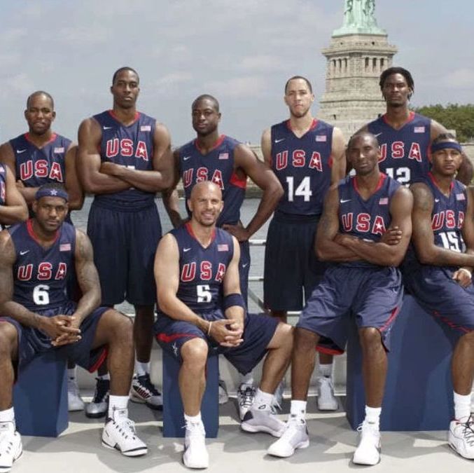 La selección de basquetbol de Estados Unidos 2008. (Foto: Reuters)