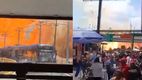 Pasajeros del Trolebús viven pánico tras explosión de pipa en Iztapalapa