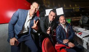 Zague, Christian Martinoli y Luis García (Imago7)