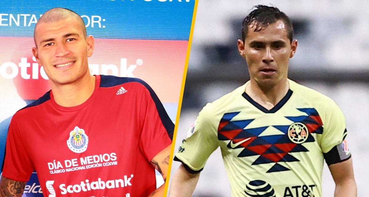 Chatón Enríquez y Paul Aguilar, exjugadores de Chivas y América, respectivamente (Imago7)