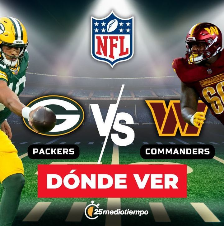 Consulta la previa de Green Bay Packers vs. Washington Commanders para ver EN VIVO Semana 2. Diseño: Abigail Sequera