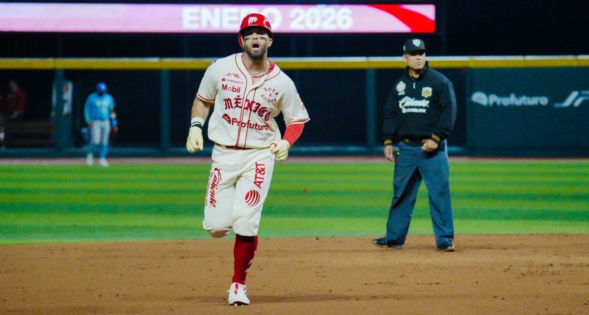 José Marmolejos hizo el primer cuadrangular de la Serie del Rey 2025 (Imago7)