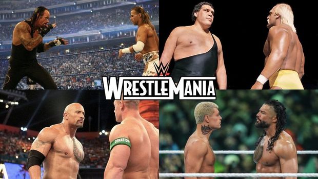 Las mejores luchas en cuatro décadas de WrestleMania, de acuerdo a WWE. (FOTO): Especial.