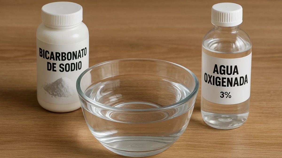 Para qué sirve la mezcla de agua oxigenada y bicarbonato: lista