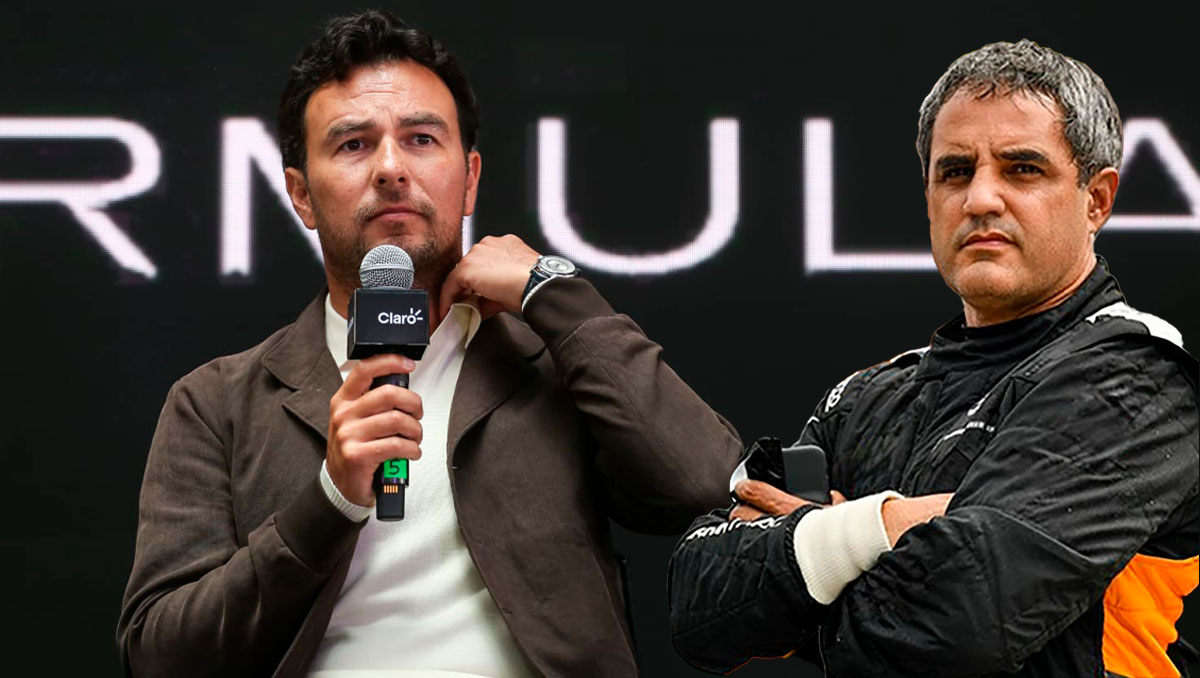 Checo Pérez mandó un mensaje a Juan Pablo Montoya. (Fotos: Araceli López e Instagram schecoperez)