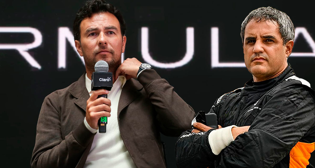 Checo Pérez mandó un mensaje a Juan Pablo Montoya. (Fotos: Araceli López e Instagram schecoperez)