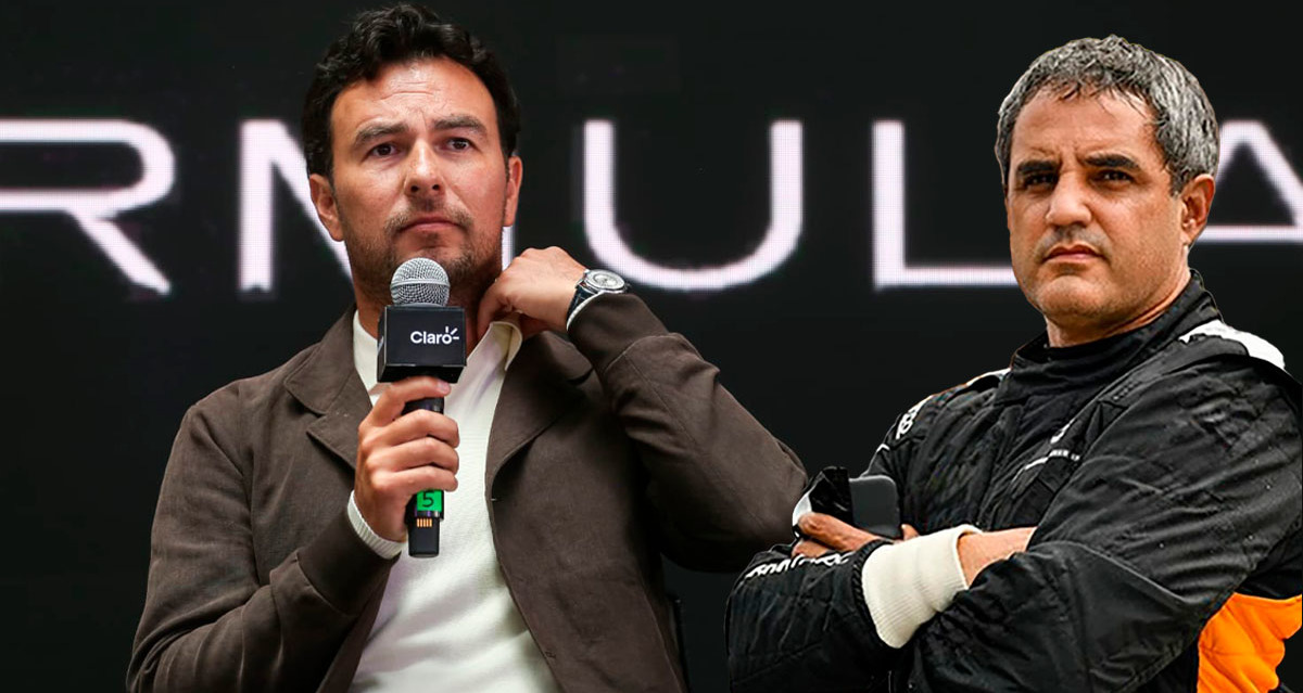 Checo Pérez mandó un mensaje a Juan Pablo Montoya. (Fotos: Araceli López e Instagram schecoperez)