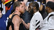 Crawford y Canelo aparecieron por debajo del peso. (Foto: AFP)