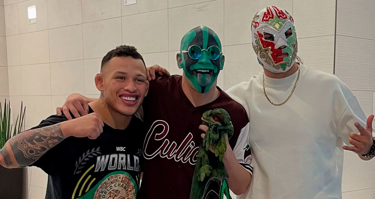 Mr. Iguana y 'Lazy Boy' Rodríguez lucharon en Las Vegas. (Foto: Instagram @elmr.iguana)