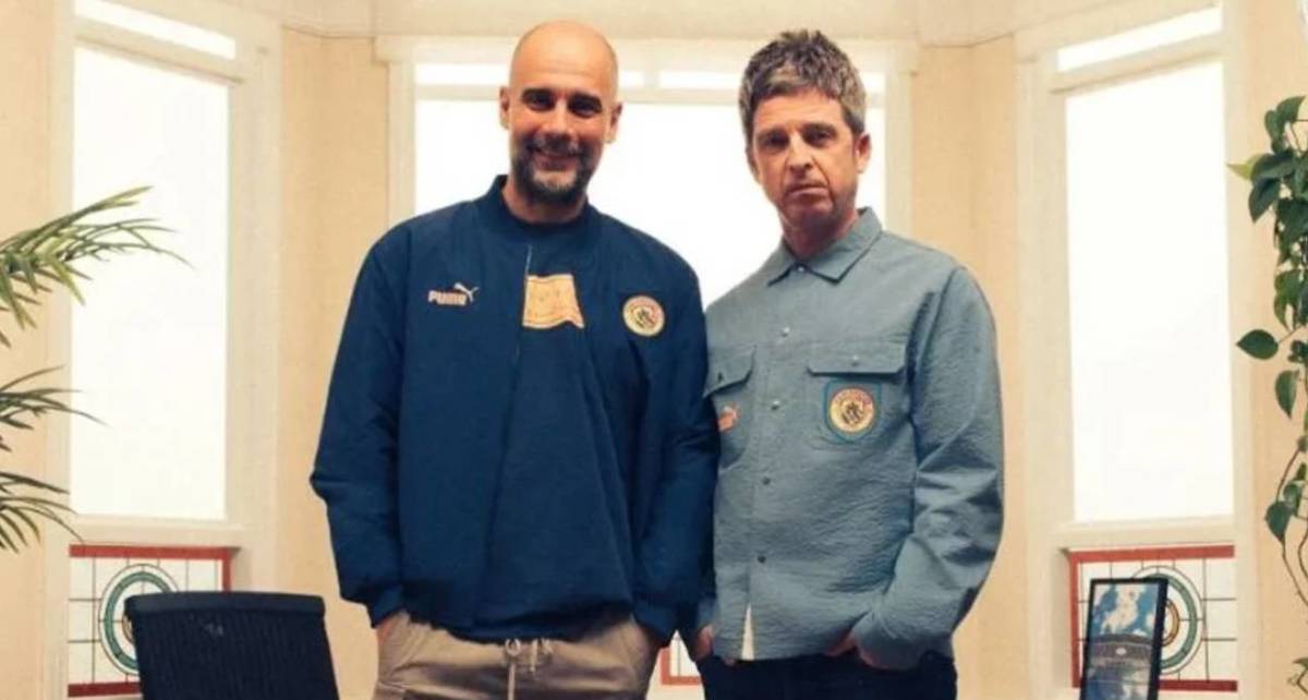 Noel Gallagher y Pep Guardiola (Manchester City)
