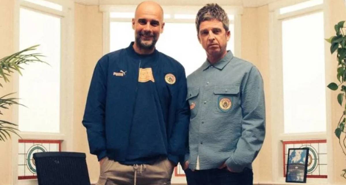 Noel Gallagher y Pep Guardiola (Manchester City)
