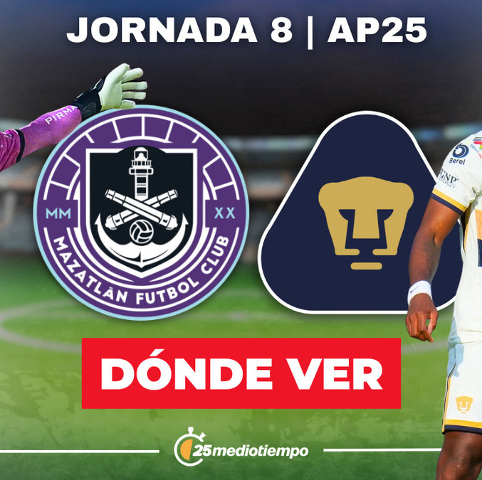 Rivalidades Mazatlán vs. UNAM Jornada 8 Apertura 2025