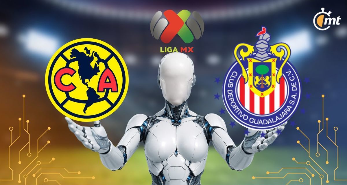 Chivas vs América en el Clásico nacional, y para la Inteligencia Artificial solo uno saldrá ganador. FOTO: (ESPECIAL)