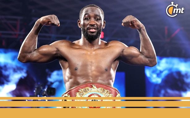 Terence Crawford reta a "Canelo" después su combate contra Berlanga. (Foto: DAZN)