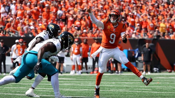Acción del juego Jaguars ante Bengals (Reuters)