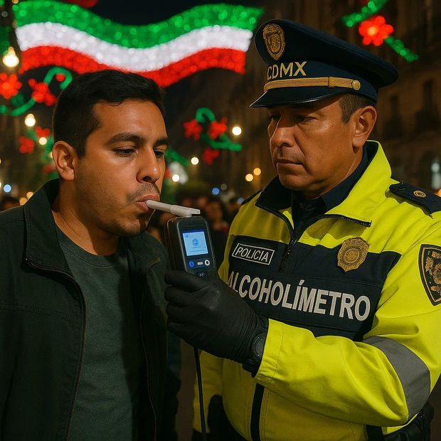 Un año mas, la policia realizara operativos de alcoholimetro para evitar accidentes viales.Foto: MediotiempoIA
