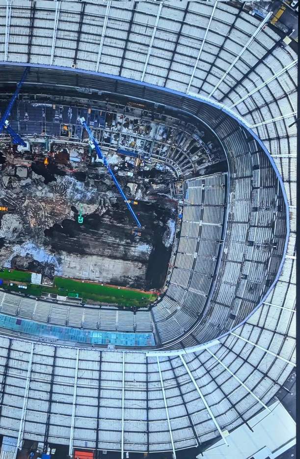 Imágenes actuales del Estadio Azteca (@MXESTADIOS)