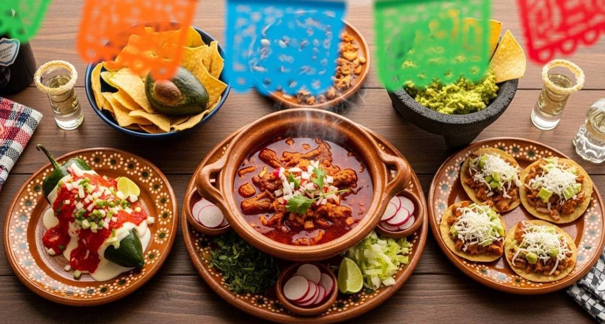 Platillos mexicanos típicos (IA)