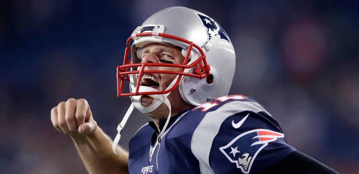 Tom Brady celebra con euforia un touchdown (Reuters)