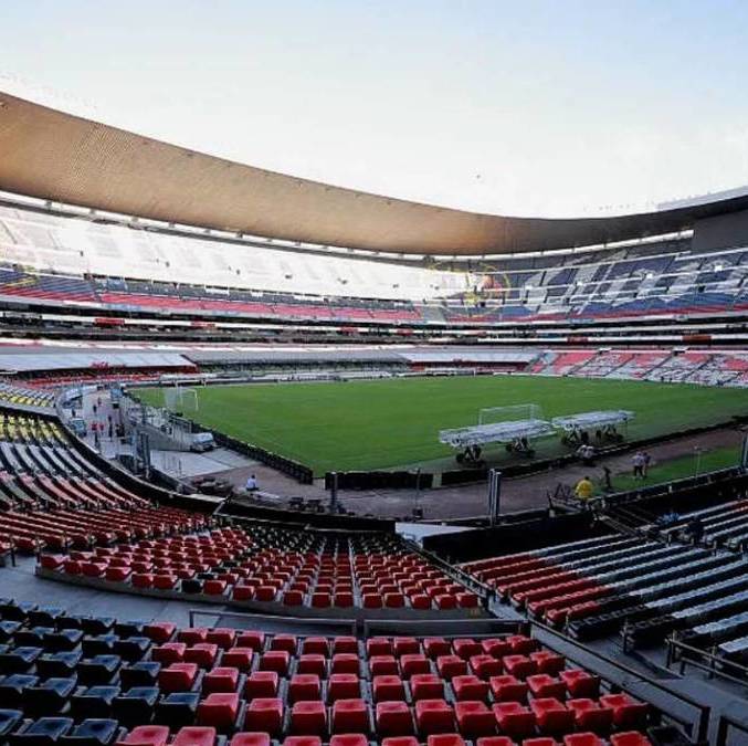 Vista desde las gradas del Estadio Azteca (Mexsport)