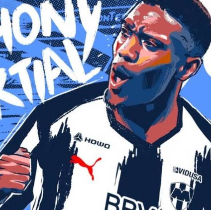 Anthony Martial, nuevo jugador de Monterrey (@Rayados)