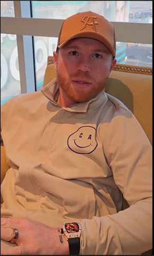Canelo y otra de sus grandes pasiones: coleccionar relojes (X)