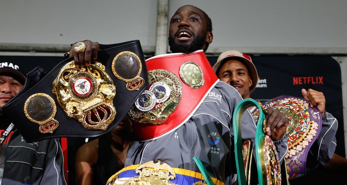 Terence Crawford es el nuevo campeón  indiscutido súper mediano (AFP)
