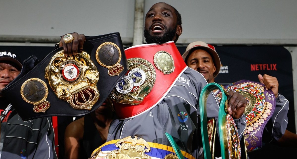 Terence Crawford es el nuevo campeón  indiscutido súper mediano (AFP)