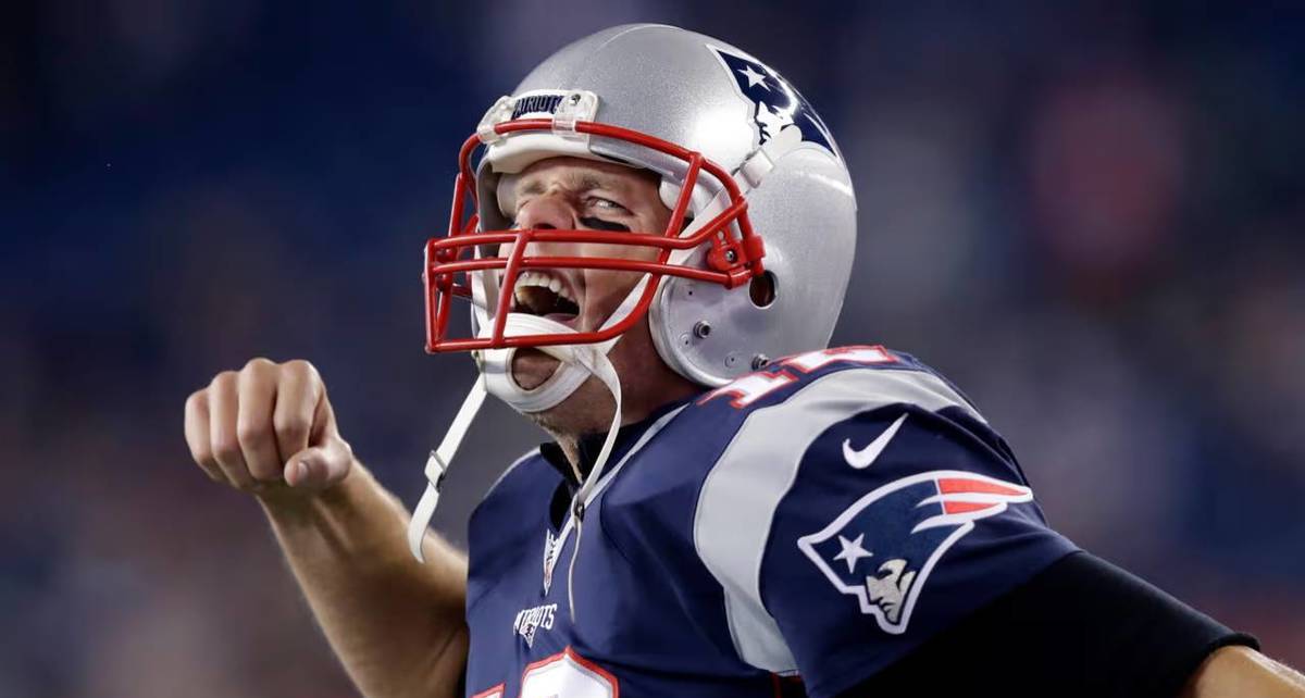 Tom Brady celebra con euforia un touchdown (Reuters)