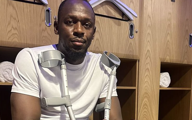 Usain es amante del futbol. (Foto: Usain Bolt)