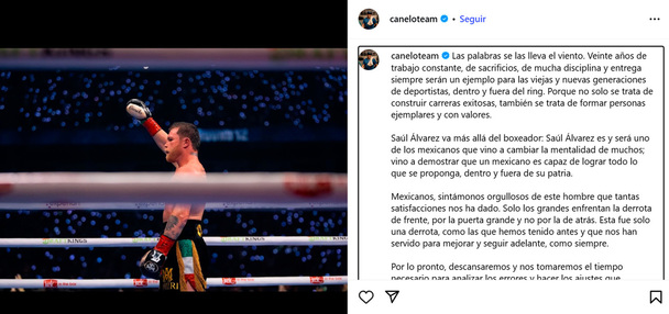 Eddy Reynoso defendió el legado del Canelo Álvarez.