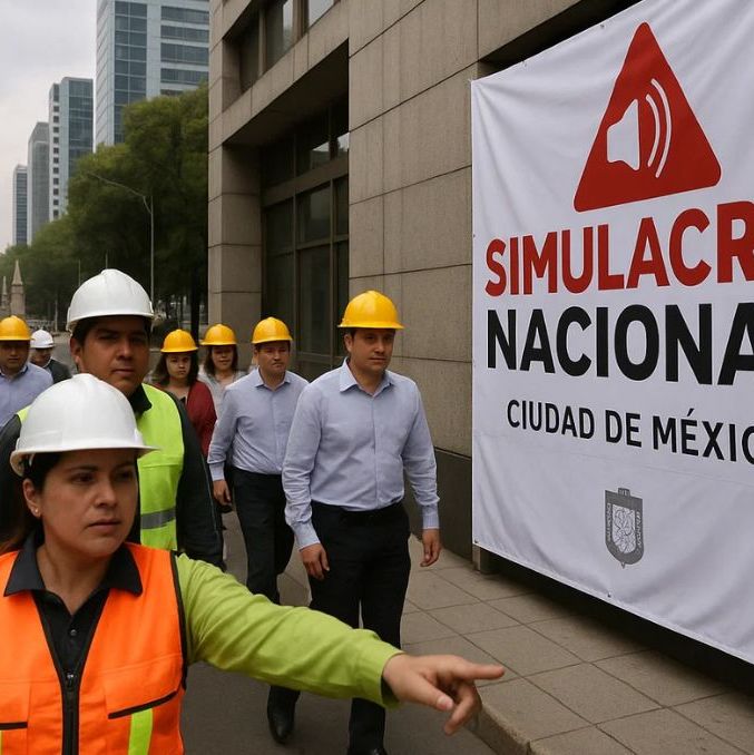¿A qué hora sonará la alarma en el segundos Simulacro Nacional 2025?