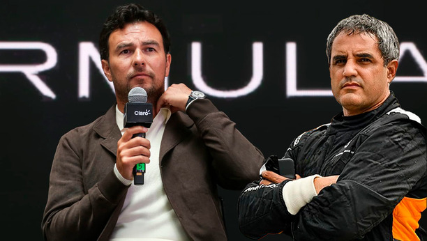 Checo Pérez mandó un mensaje a Juan Pablo Montoya. (Fotos: Araceli López e Instagram schecoperez)