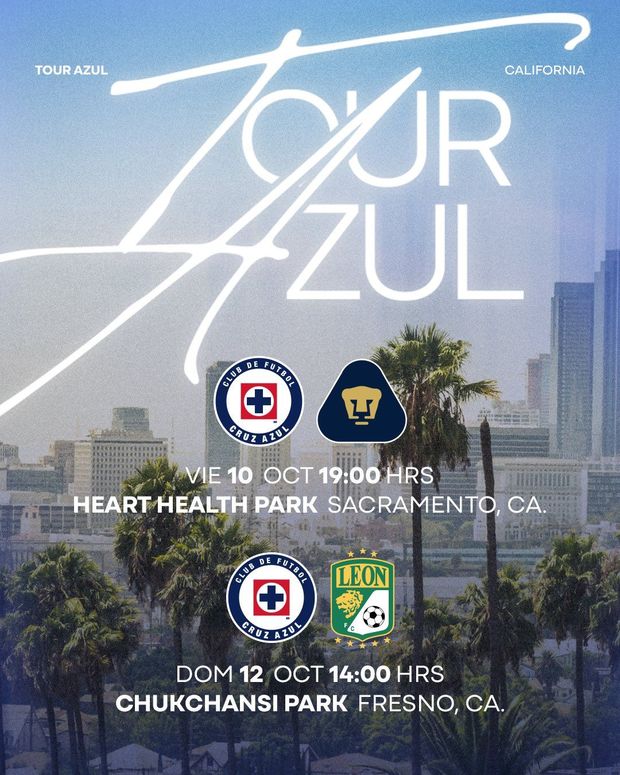 Cruz Azul disputará dos encuentros amistosos durante la fecha FIFA de octubre. Foto: @CruzAzul