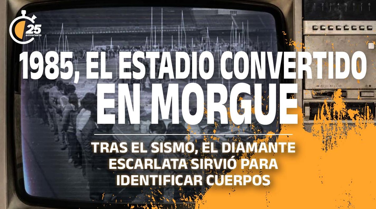 1985, el estadio que se convirtió en morgue