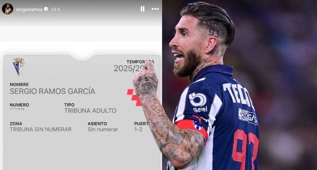 Sergio Ramos publicó la imagen de su carnet. (Foto: especial)