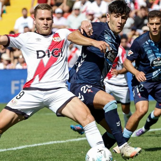 Celta y Rayo Vallecano empataron (EFE)
