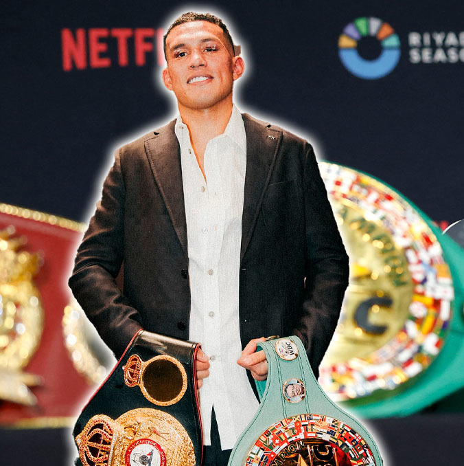 Crawford ve poco viable pelear con Benavidez. (Fotos: AFP e Instagram @benavidez300)