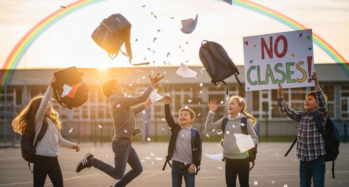 Los estudiantes tendrán un día más de descanso en septiembre (Google AI Studio)