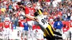 Patriots enfrentaron a los Steelers (AFP)