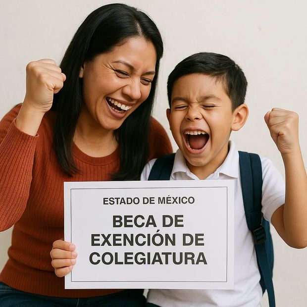 La beca de Exención apoyara a miles de familias en el Estado de México. Foto: MediotiempoIA